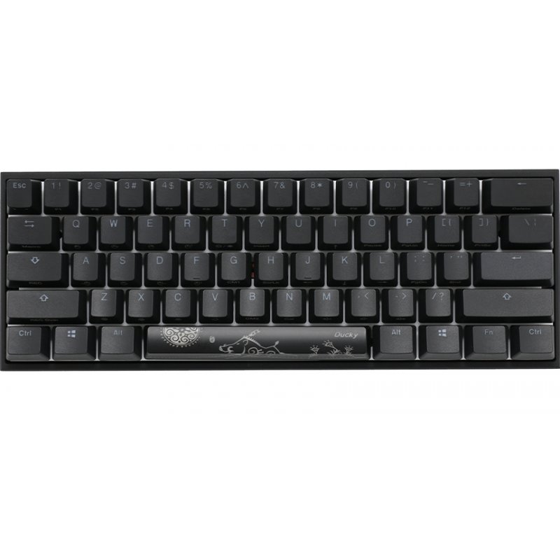 Ducky compatible Mecha Mini Gaming Tastatur, MX-Black, RGB-LED - schwarz