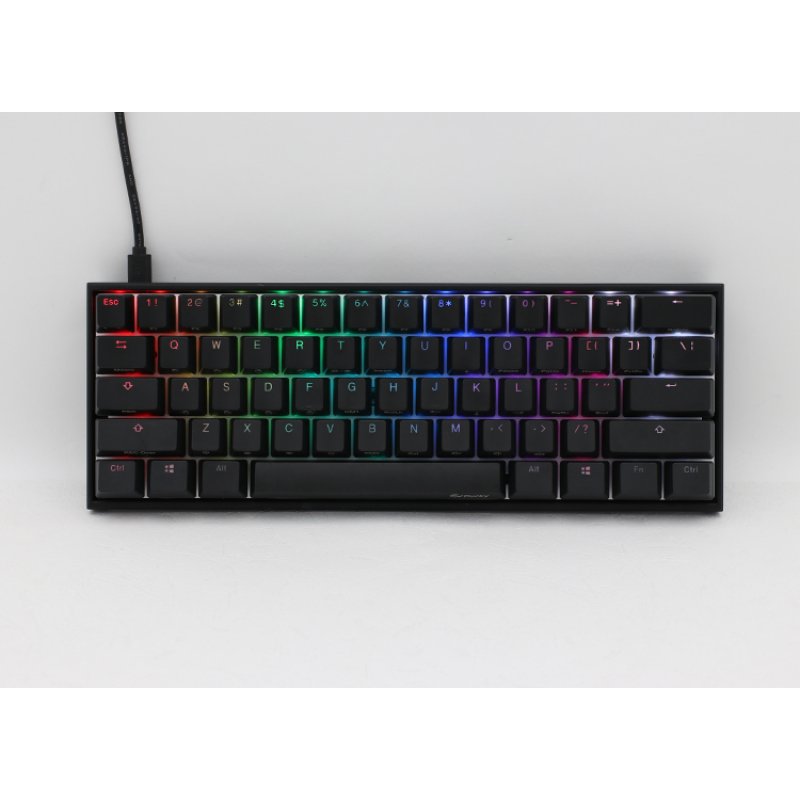 Ducky Mecha Mini clavier Souris incluse USB Anglais Noir