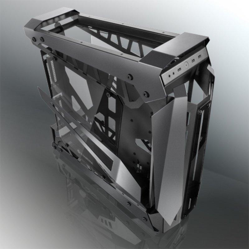Raijintek compatible NYX PRO Showcase Big-Tower, Tempered Glass - titan