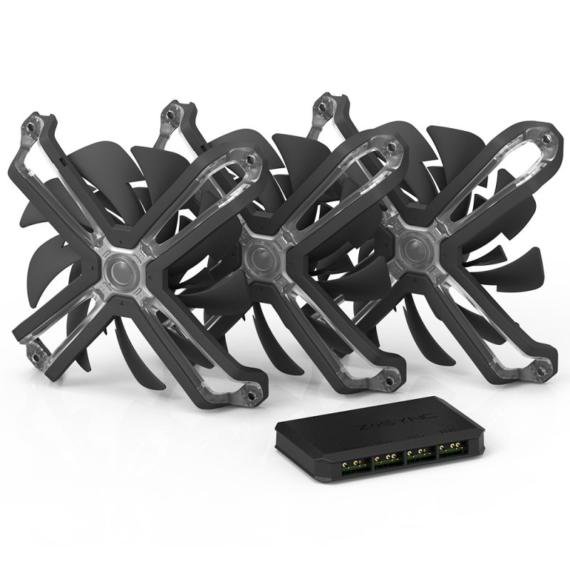 Zalman ZM-SF120A3 computer cooling system Computer case Fan 12 cm Black