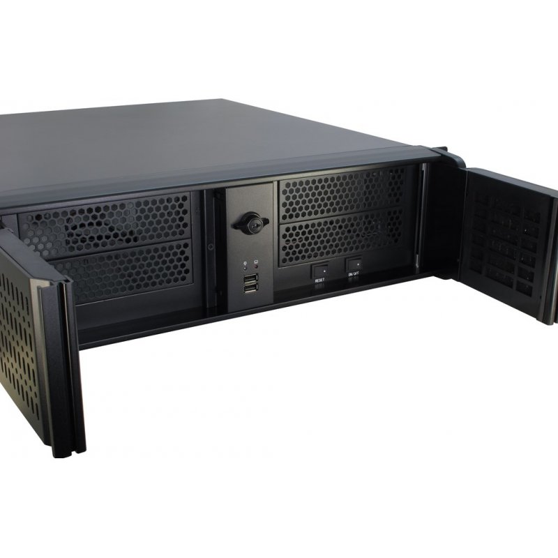 Inter-Tech compatible 3U 3098-S, 19" Rack Servergehäuse - schwarz
