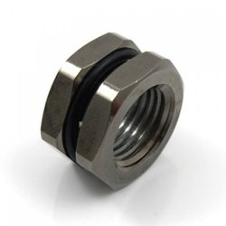 XSPC compatible Gehäusedurchführung G1/4 Zoll - chrome noir