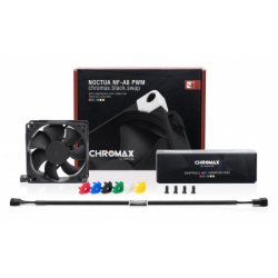 Noctua NF-A8 PWM CH.BK.S système de refroidissement d’ordinateur Boitier PC Ventilateur 8 cm Noir