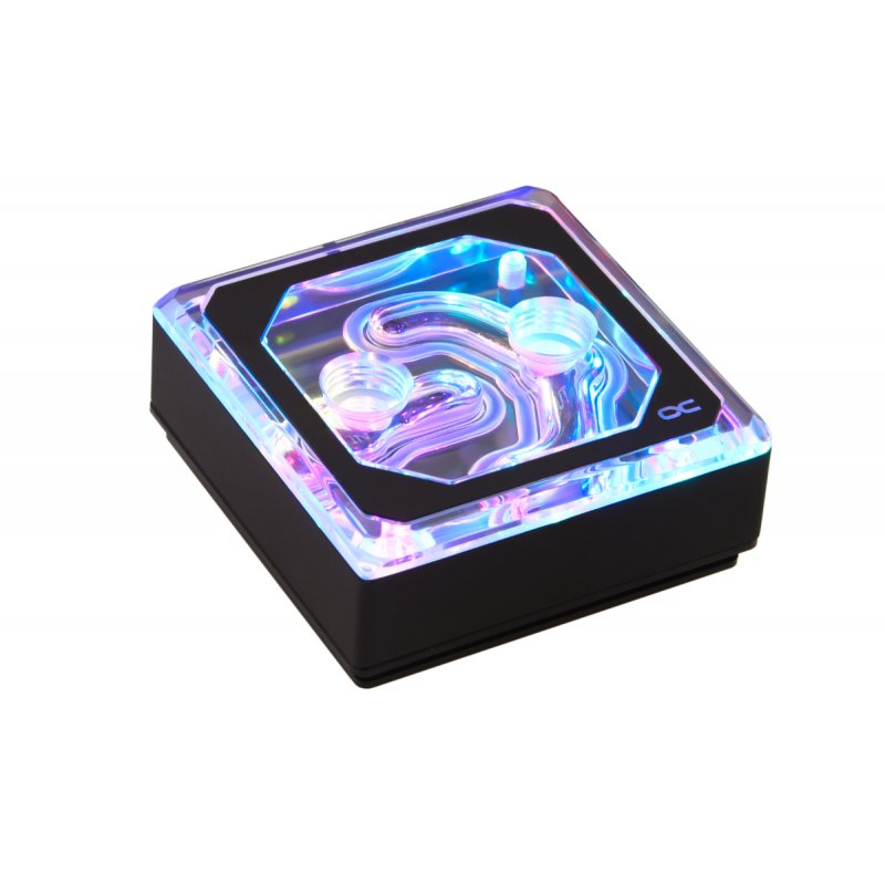 Alphacool compatible Eisblock XPX Aurora Edge CPU - Acryl Black Digital RGB