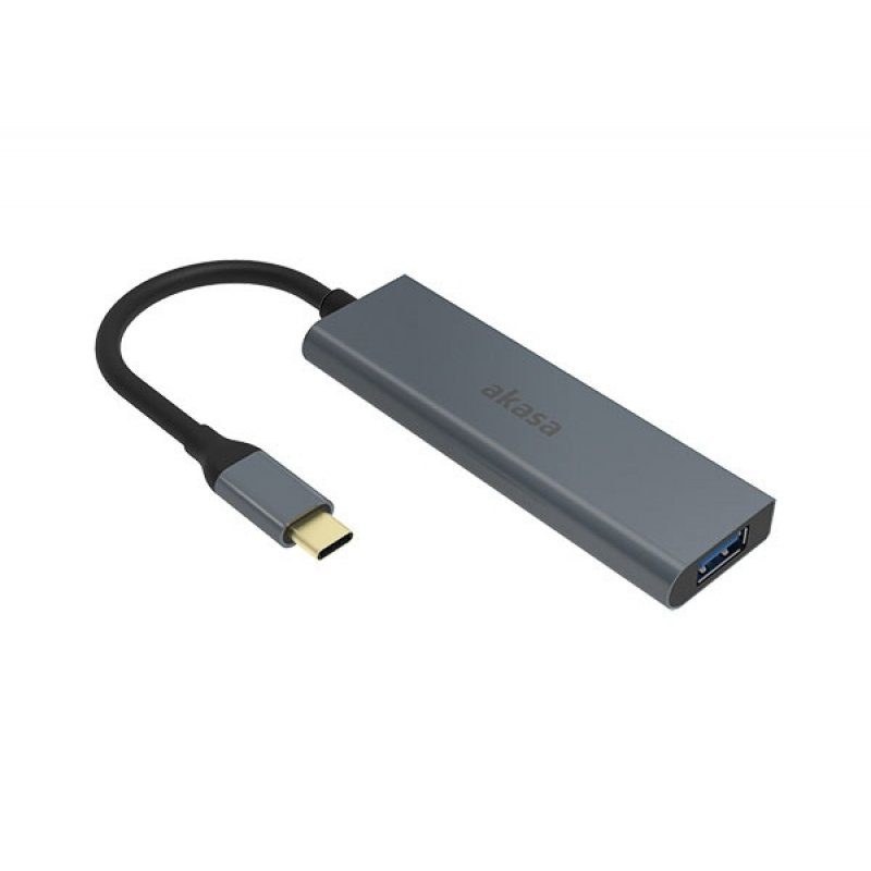 Akasa compatible USB Type C - 4 x Type A - argent