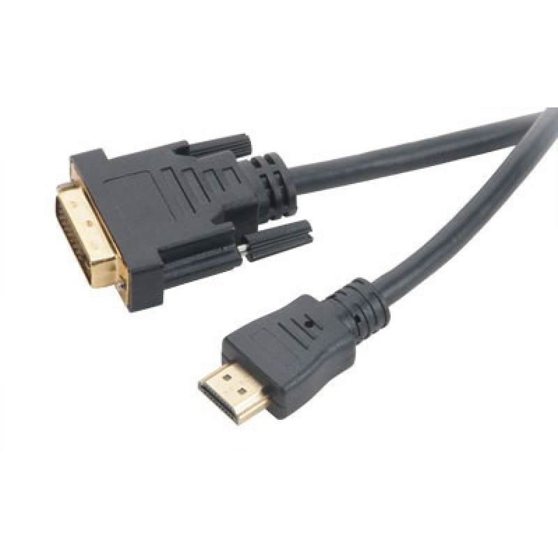 Akasa compatible DVI-D auf HDMI Kabel - schwarz - 2m