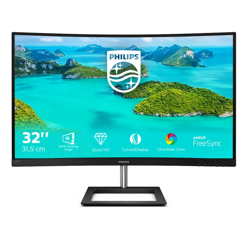 Philips compatible E-line 325E1C - LED-Monitor - gebogen - 81.3 cm (32")