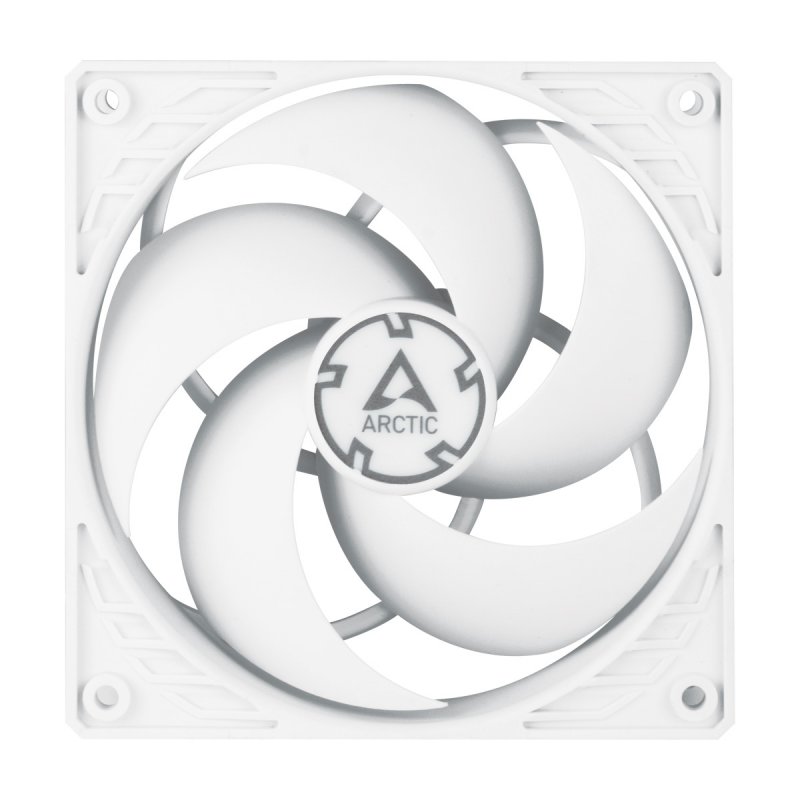 ARCTIC P12 PWM PST (White/White) Pressure-optimised 120 mm Fan with PWM PST