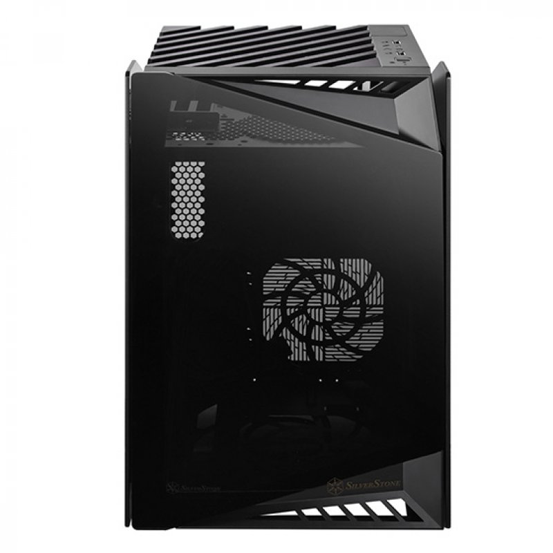 Silverstone SST-LD03B Lucid Mini-ITX Gehäuse - schwarz