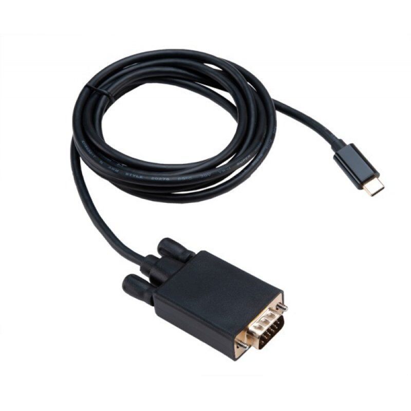 Akasa compatible Typ C Adapter Kabel auf VGA - schwarz