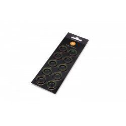 EK Water Blocks EK-Quantum Torque Color Ring 10-Pack HDC 16 Bague de fixation de couple 1/4" 10 pièce(s)