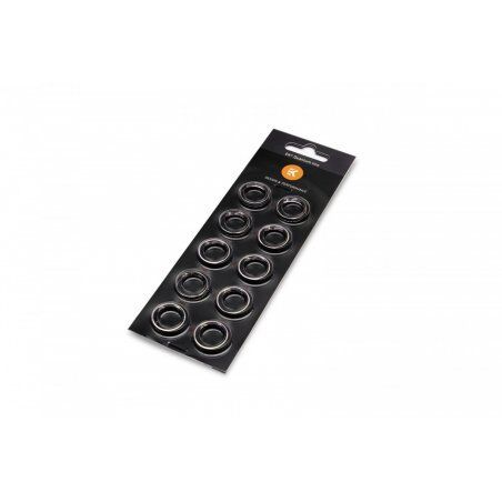 EK Water Blocks compatible EK-Torque HTC-16 Farbring - 10er Pack, silber