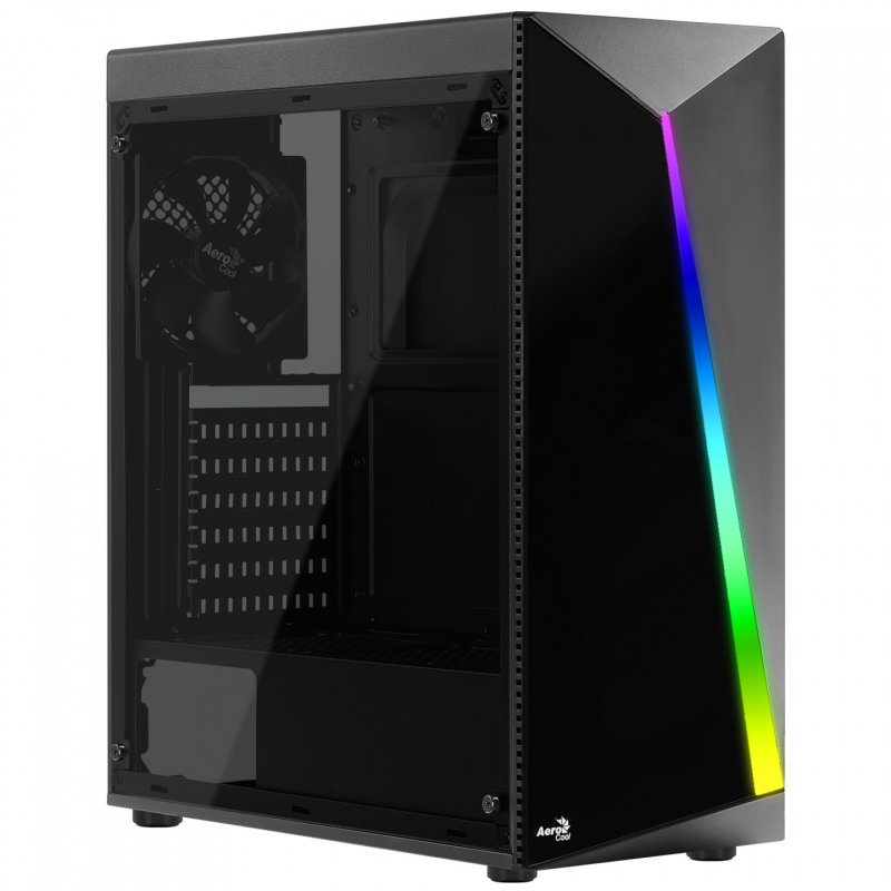 Aerocool Shard RGB Midi-Tower - schwarz Window