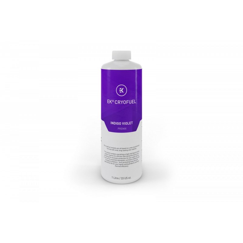 EK Water Blocks compatible EK-CryoFuel, 1000ml Fertiggemisch - Indigo Violet