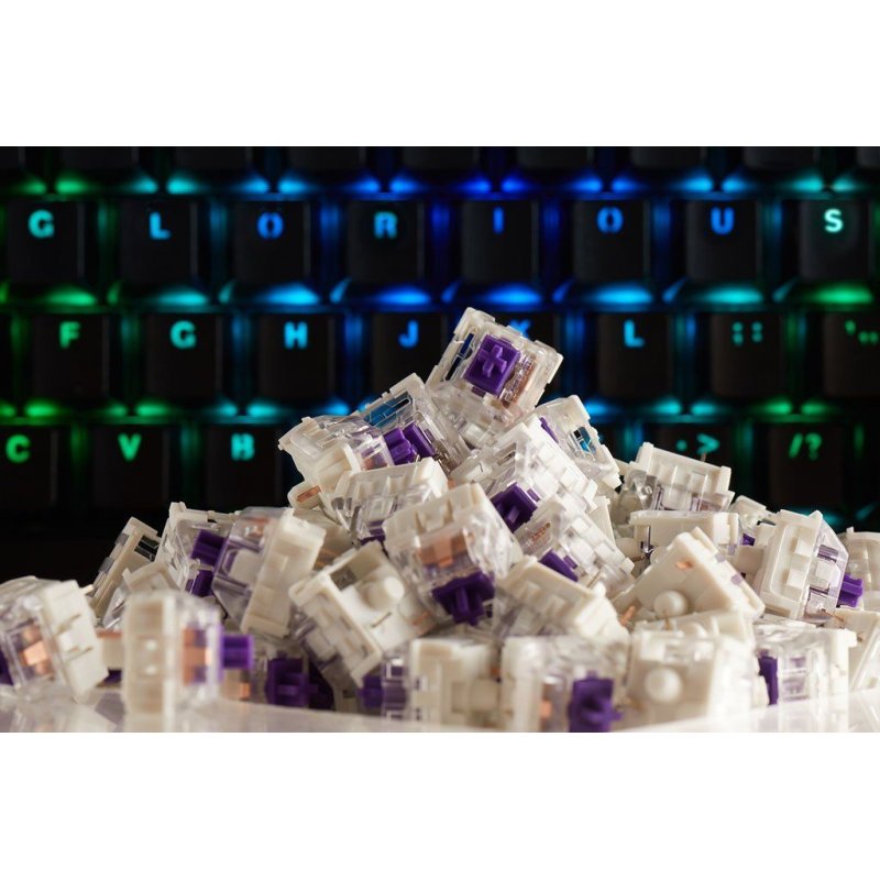 Glorious PC Gaming Race KAI-PURPLE accessoire de clavier Touches de clavier