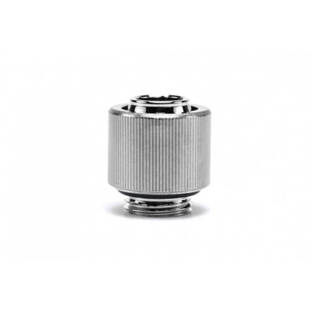 EK Water Blocks compatible EK-STC Classic Anschluss gerade G1/4 Zoll AG auf 13/10mm, nickel silber