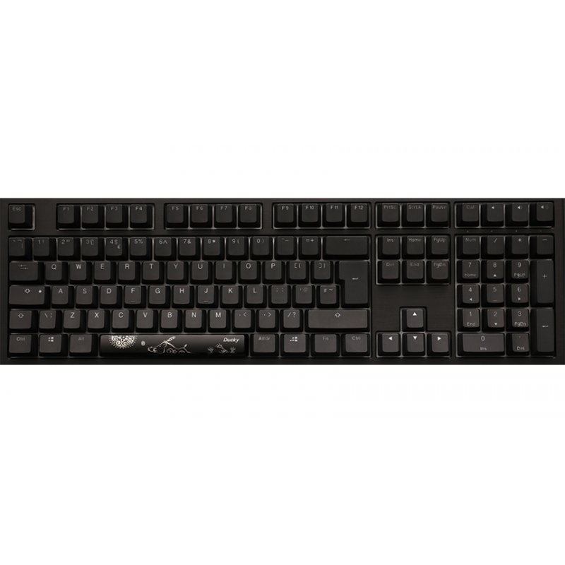 Ducky Shine 7 clavier USB Allemand Noir