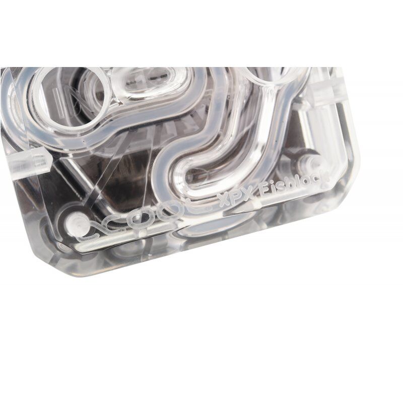 Alphacool compatible Eisblock XPX CPU-Kühler für Intel und AMD - poliert, transparent