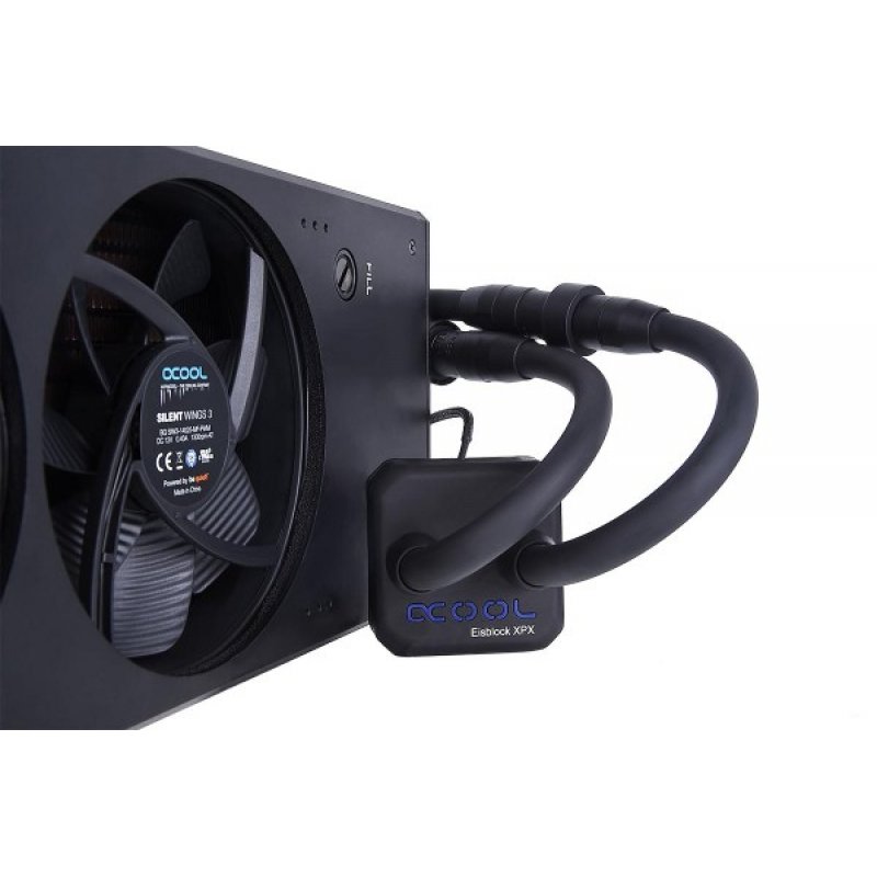 Alphacool compatible Eisbaer Extreme Liquid CPU Cooler 280 - Black Edition
