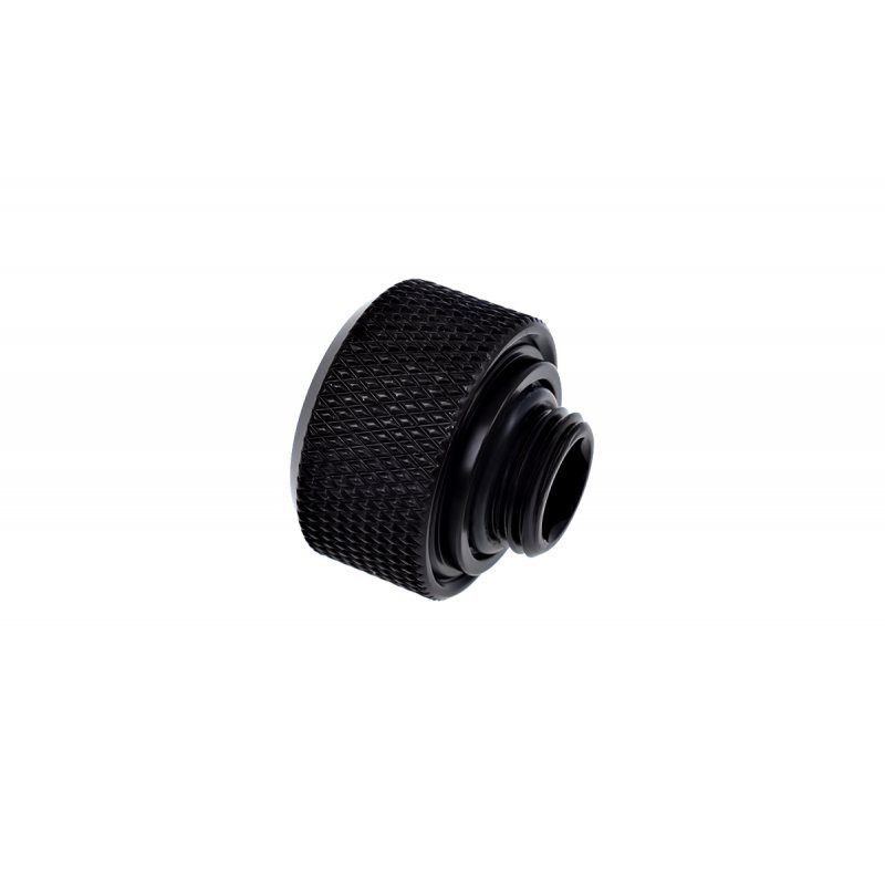 Alphacool compatible Eiszapfen Anschluss gerade G1/4 Zoll AG auf 16mm AD Hardtube - schwarz