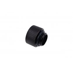 Alphacool compatible Eiszapfen Adapter gerade G1/4 Zoll AG auf G1/4 Zoll IG - schwarz