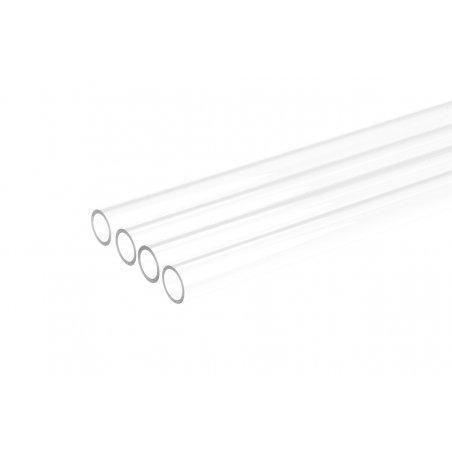 Alphacool compatible Eisrohr 13/10mm Hard-Tube Acryl (PMMA) - klar, 80cm ( 4er-Set)