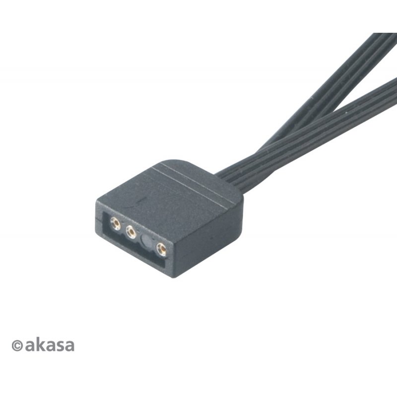 Akasa AK-CBLD08-12BK signal cable 0.12 m Black