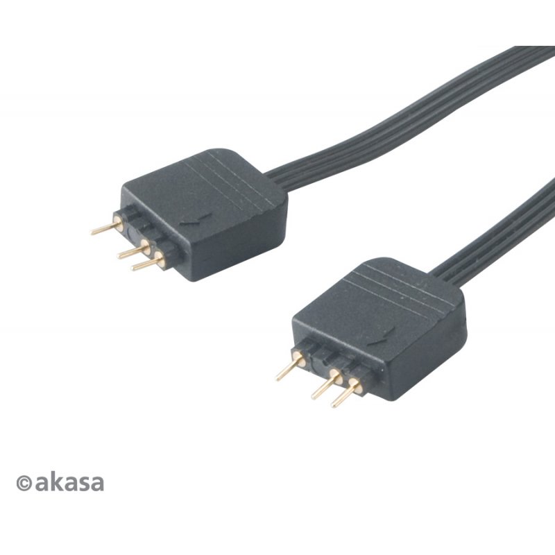 Akasa AK-CBLD08-12BK câble de signal 0,12 m Noir