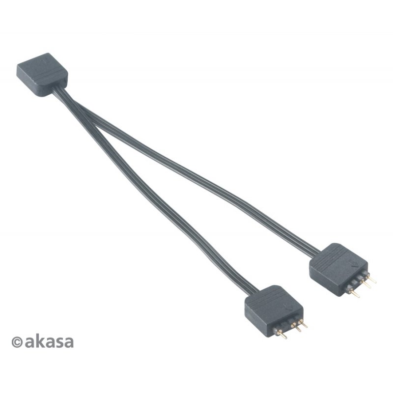 Akasa AK-CBLD08-12BK signal cable 0.12 m Black