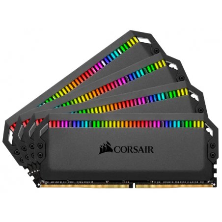 Corsair compatible Dominator Platinum RGB, DDR4-3200, CL16 - 32 GB Quad-Kit, schwarz