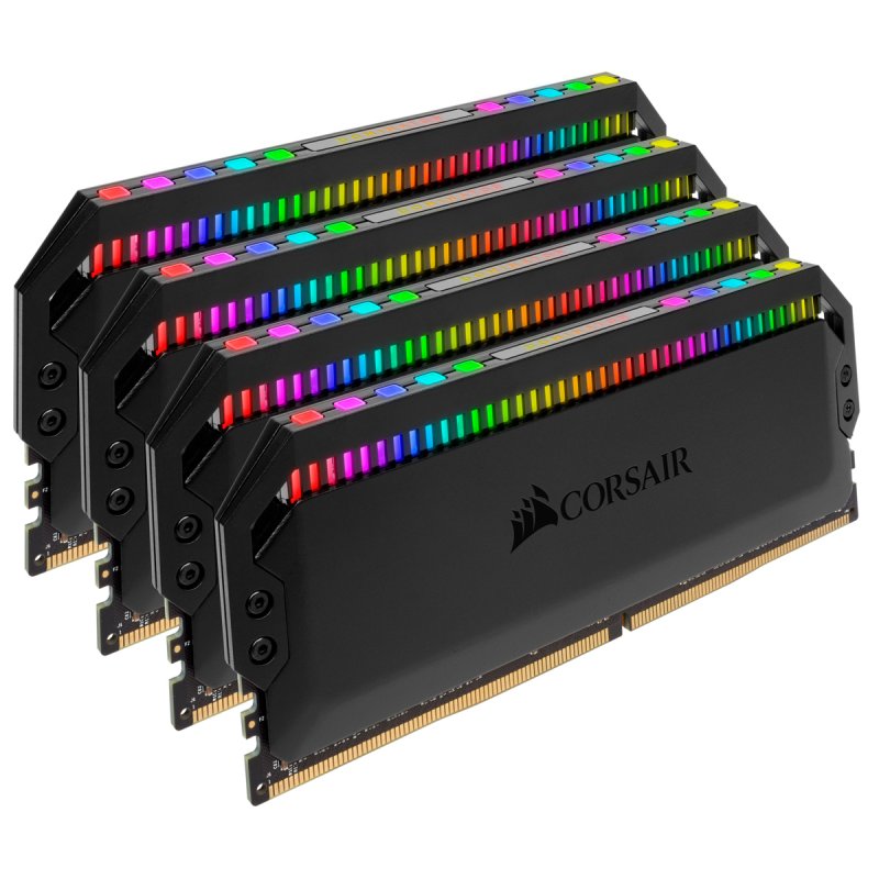 Corsair compatible Dominator Platinum RGB , DDR4-3200, CL16 - 32 GB Quad-Kit für AMD Ryzen