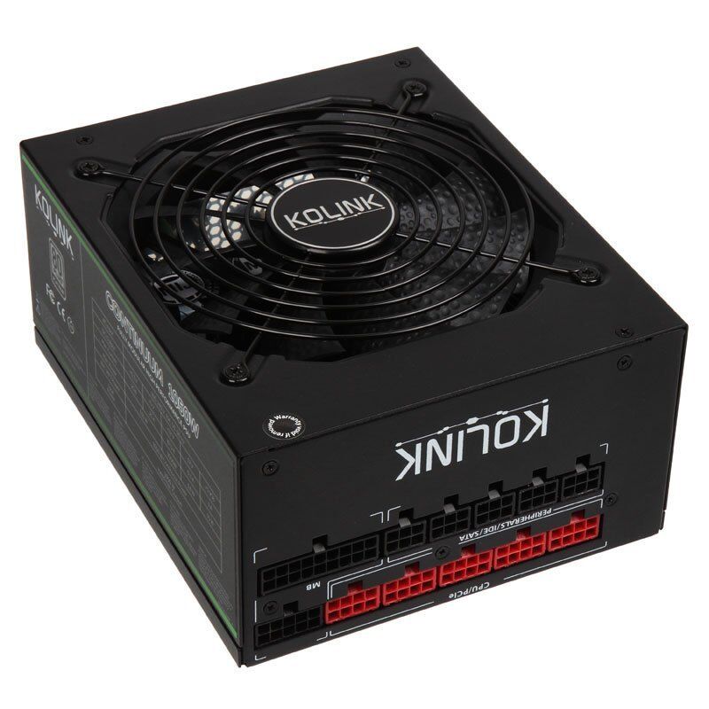 Kolink Continuum 1050W unité d'alimentation d'énergie 20+4 pin ATX ATX Noir