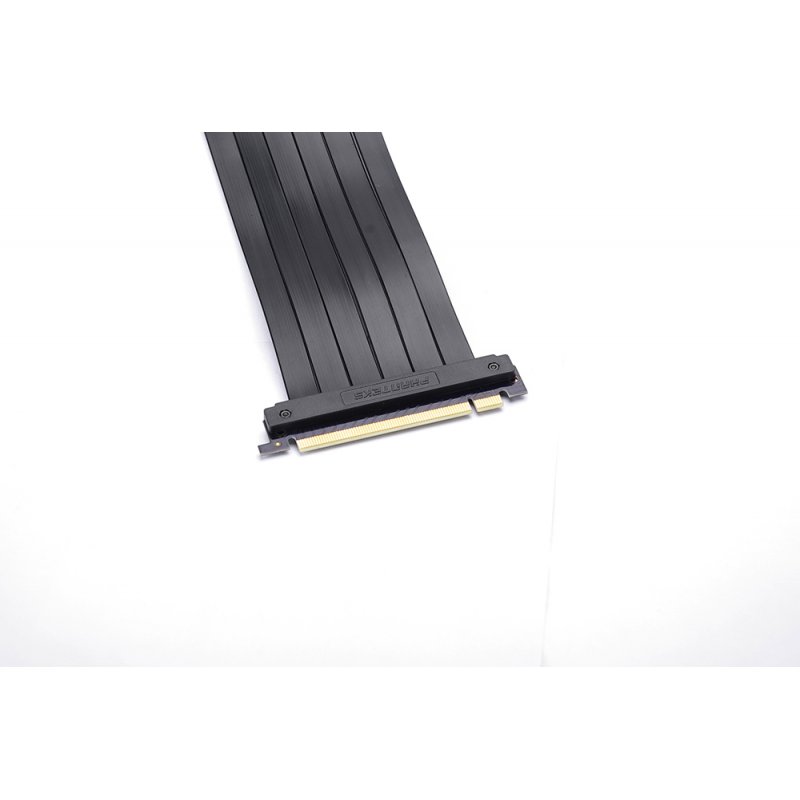 PHANTEKS PCI-E x16 Riser Flachband-Kabel, 180 Grad, 30cm - schwarz