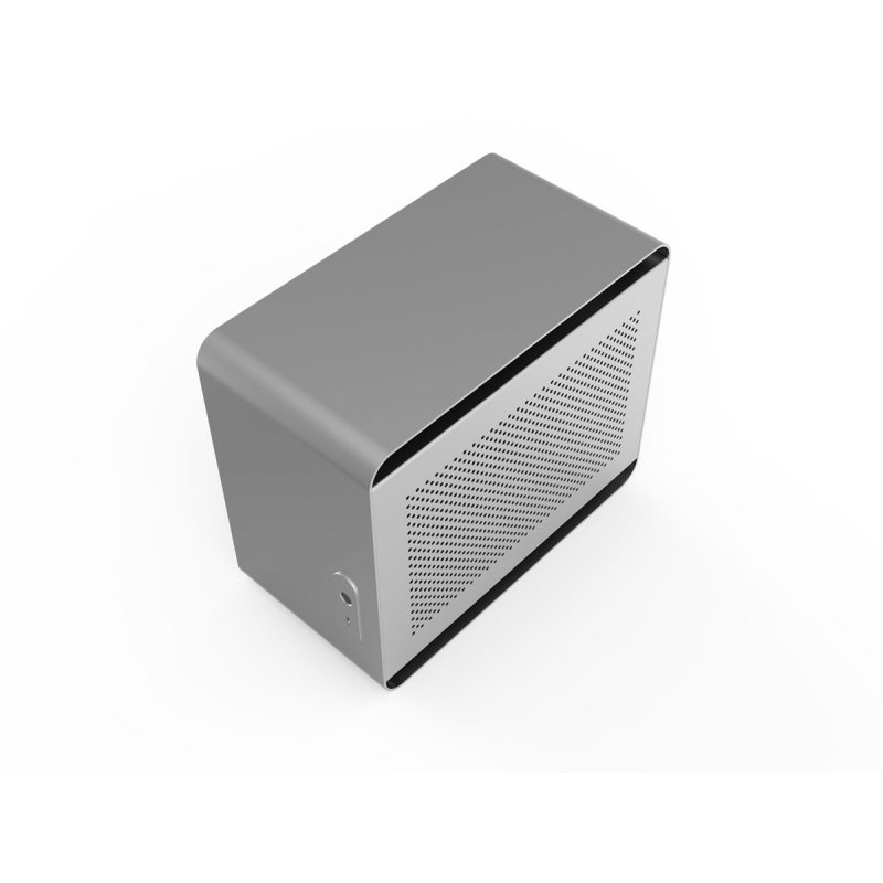 Streacom compatible DA2 Mini-ITX Gehäuse - silber