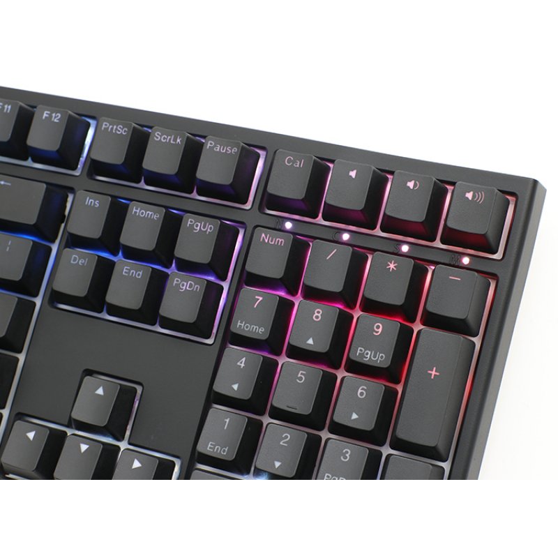 Ducky compatible ONE 2 Backlit PBT Gaming Tastatur, MX-Black, RGB LED - schwarz