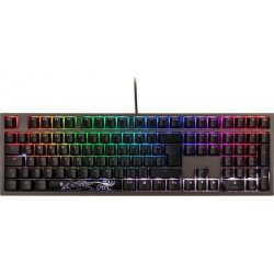 Ducky Shine 7 clavier USB Allemand Noir, Gris