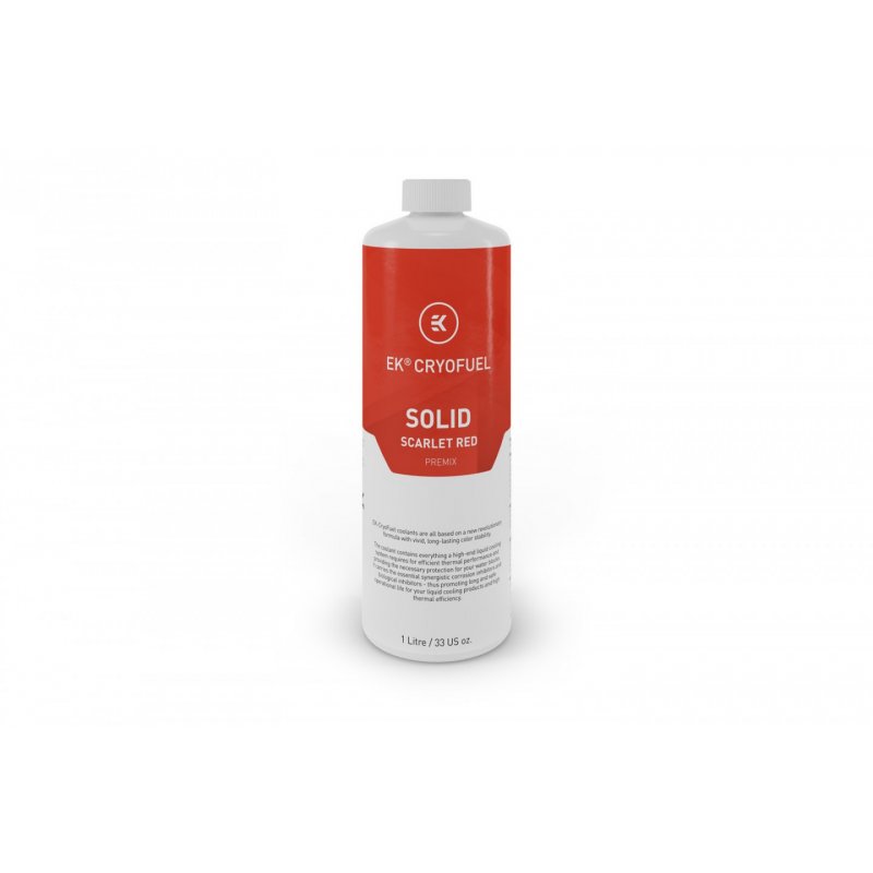 EK Water Blocks compatible EK-CryoFuel Solid Premix, Scarlet rouge - 1000ml