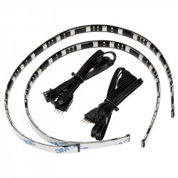 BitFenix compatible Alchemy 2.0 Magnetic RGB-LED-Strip Kit - 2x 40cm, 2x 21 LEDs