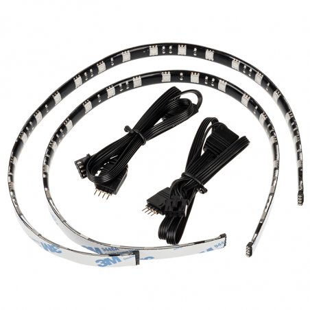 BitFenix compatible Alchemy 2.0 Magnetic RGB-LED-Strip Kit - 2x 40cm, 2x 21 LEDs