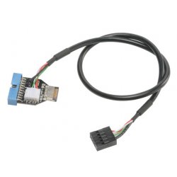 Akasa compatible Adapter intern USB 3.1 zu intern USB 3.0 - 40 cm