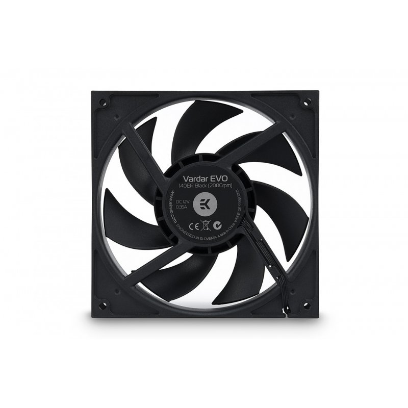 EK Water Blocks Vardar EVO 140ER Computer case Fan 14 cm Black