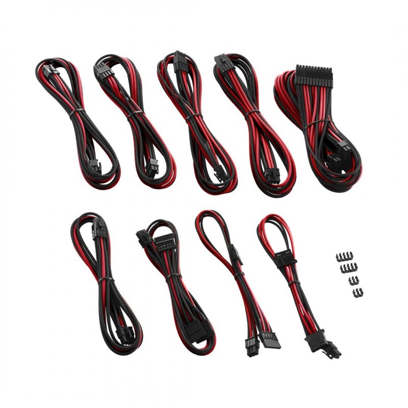 CableMod compatible PRO ModMesh RT-Series ASUS ROG / Seasonic Cable Kits - Noir/Rouge