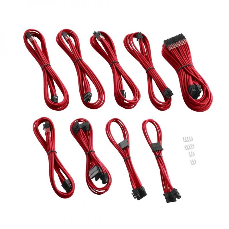 CableMod compatible PRO ModMesh RT-Series ASUS ROG / Seasonic Cable Kits - rot