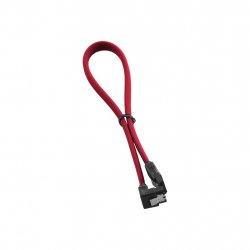 CableMod compatible ModMesh Right Angle SATA 3 Cable 30cm - Rouge