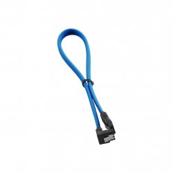 CableMod compatible ModMesh Right Angle SATA 3 Cable 30cm - Bleu