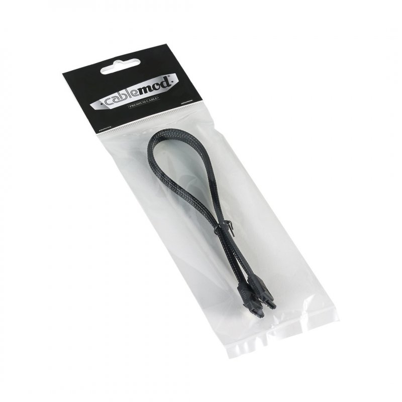 CableMod compatible ModMesh SATA 3 Cable 60cm - schwarz