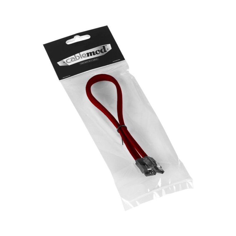 CableMod compatible ModMesh SATA 3 Cable 60cm - Rouge