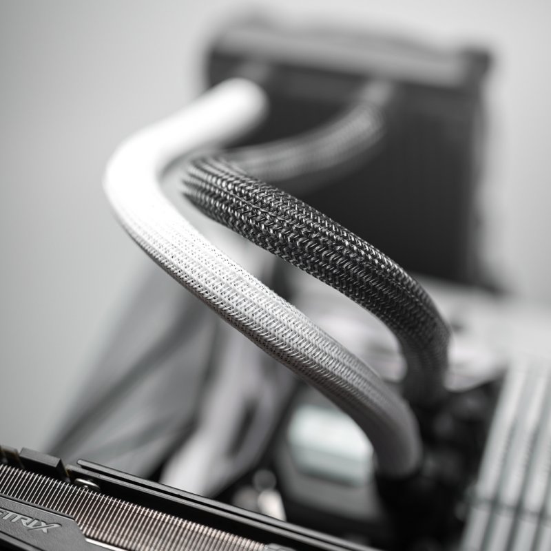 CableMod compatible AIO Sleeving Kit Series 1 für Corsair Hydro Gen 2 - weiß