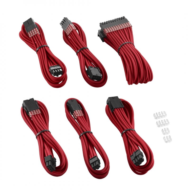 CableMod compatible PRO ModMesh Cable Extension Kit - Rouge