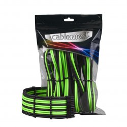 CableMod compatible PRO ModMesh Cable Extension Kit - Noir/Vert